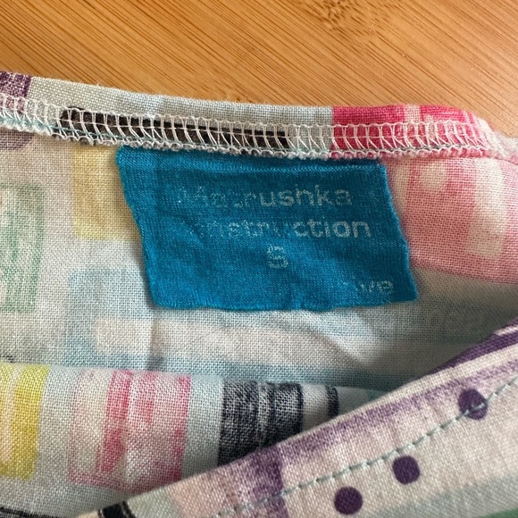 Matrushka Dress with 80’s Cassette Print - Picture 7 of 10